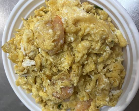 Scrambled Egg with Prawns 滑蛋虾仁